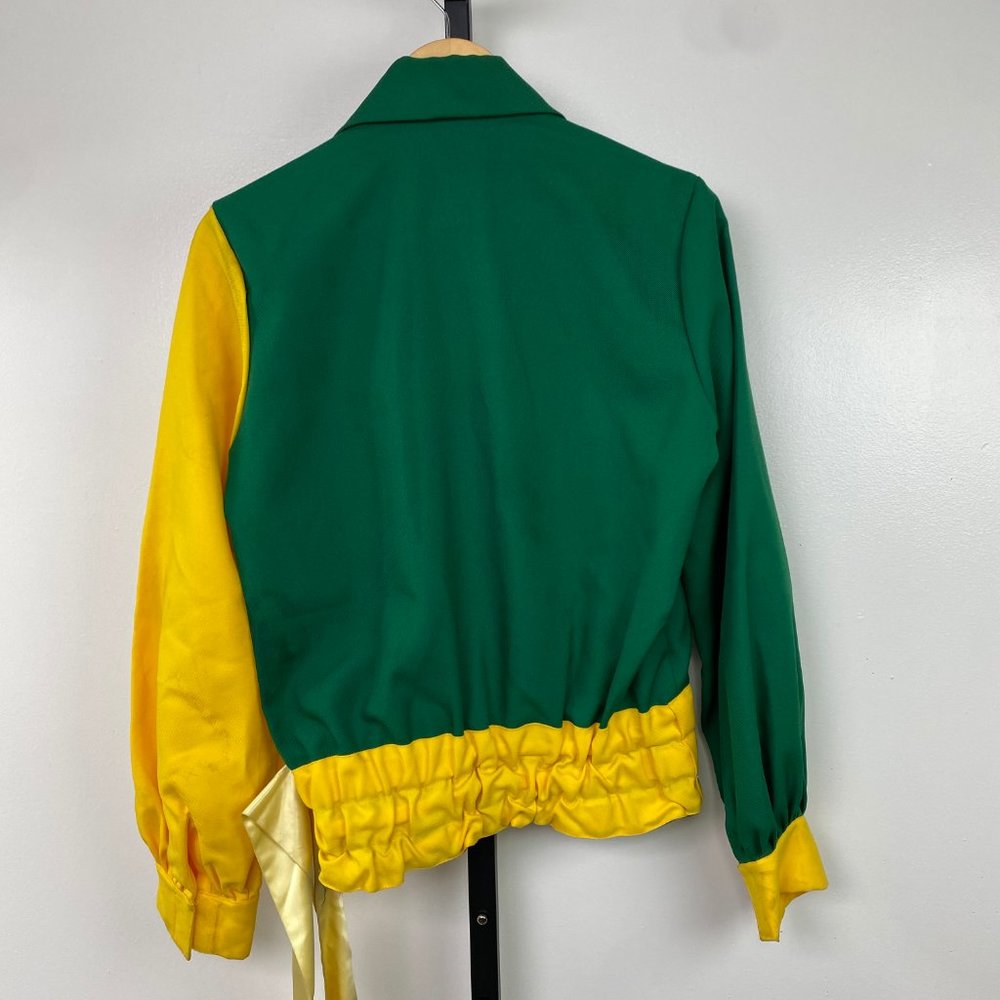Vintage 70s Green & Yellow Marching Band Uniform Jacket 100% Polyester - Picture 3 of 3